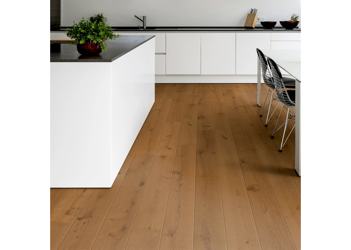 Паркетна дошка Eiche La Croisette plank, expressive, brush Nature Protec OLIO E010C (1 сорт)