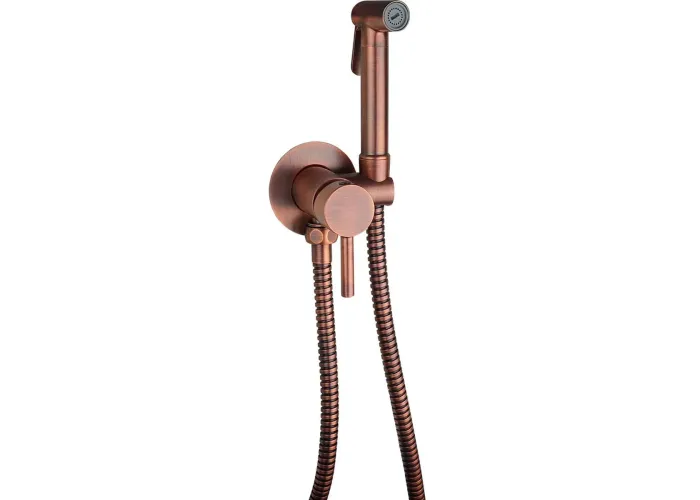 TWEET ROUND MIX Tondo Набір гігієнічного душу, brushed copper Paffoni білий ZDUP110RMSP