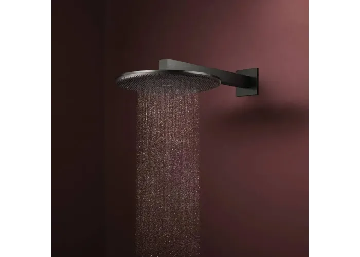 HG Raindance Alive S Верхній душ 300 1jet, brushed black chrome Hansgrohe графітовий 24520340