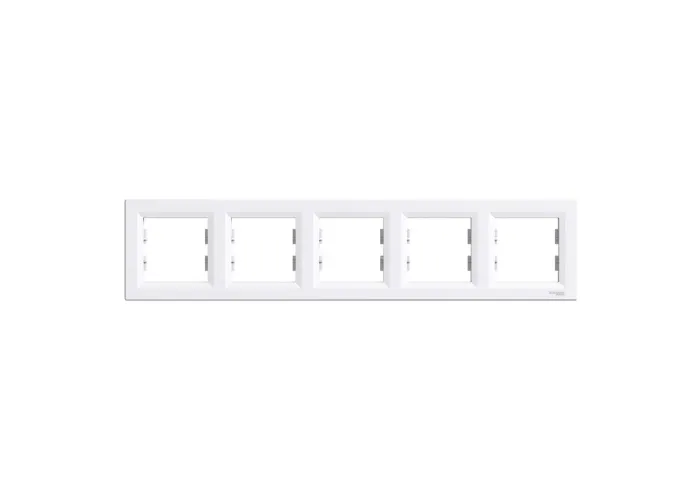 Рамка 5-місна горизонтальна Білий ASFORA (EPH5800521), Schneider Electric