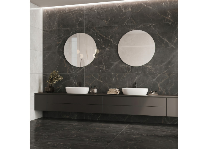 Керамограніт ALMERA CERAMICA (SPAIN) Tundra чорний 120x60 см 577102