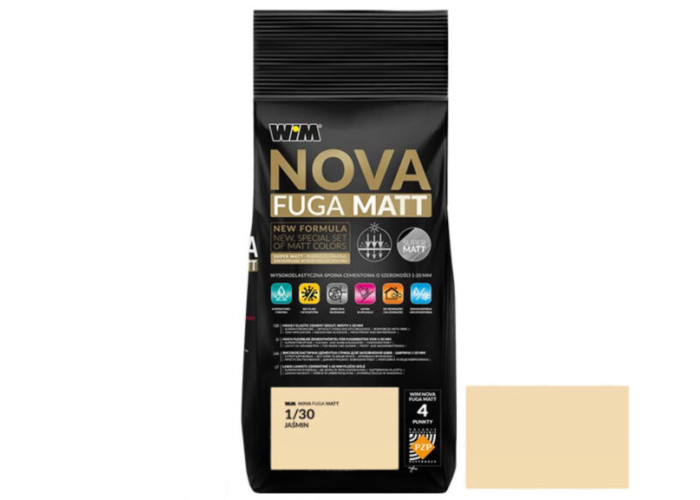 Зат WIM NOVA FUGA MATT 1/30 2кг жасмін бежевий