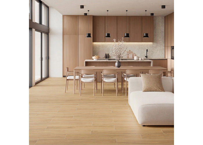 Керамограніт Alaplana Tiverton коричневий 120x23 см 603746