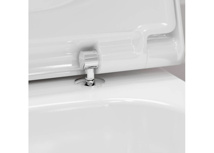 60148450 EluPura S Кришка для унітазу soft-close, top fix, білий (1 сорт)