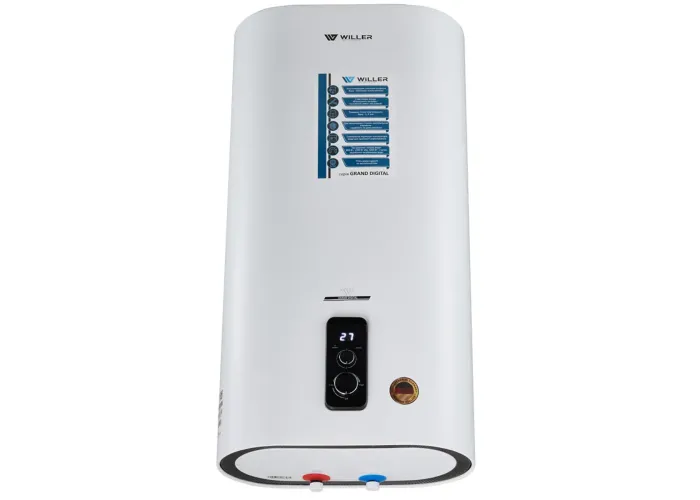 водонагрівач вертикальний 80л WILLER Grand білий EV80DRI Grand Digital