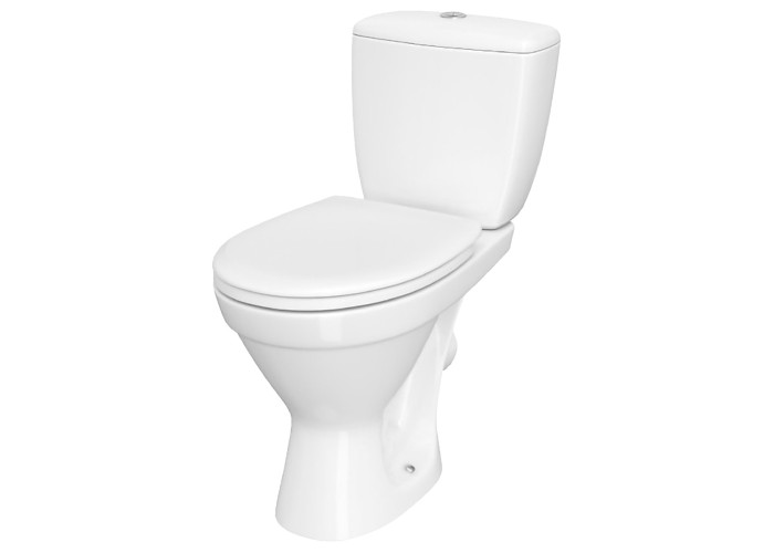 K119-085 Компакт 906 CERSANIA SIMPLEON 011 3/6 TS DELFI/MODUO DUR SC EO UA з дюропластовим сидінням із плавним закриванням і ф-єю простого зняття, білий глянець (1 сорт)
