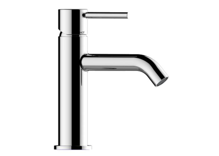 Z00701000030005 TEO-M (MEDIUM) Змішувач для раковини з донним клапаном, хром (1 сорт)