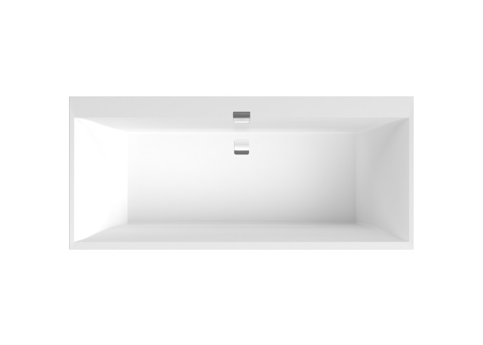 uBQ170SQE2DV-RW SQUARO EDGE 12 Ванна 170х75см, білий мат (1 сорт)