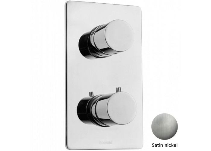 Z00002000094005 TEO LINE Зовнішня частина термостатичного змішувача, BRUSHED NICKEL (1 сорт)