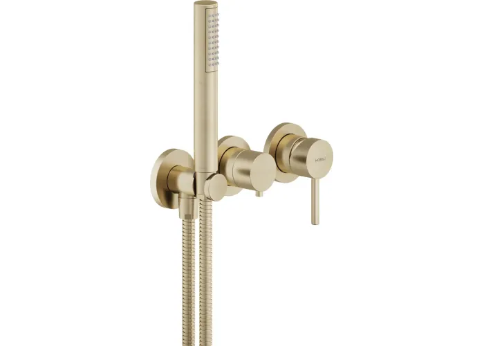 Змішувач для ванни Live Miele Spazzolato PVD WESK100-1TCGP Nobili