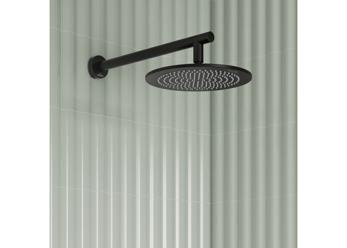 TVC000453510K5 Universal Showers Тримач верхнього душу, чорний матовий (1 сорт)