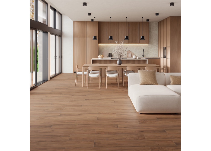 Керамограніт Alaplana Tiverton коричневий 120x23 см 603742