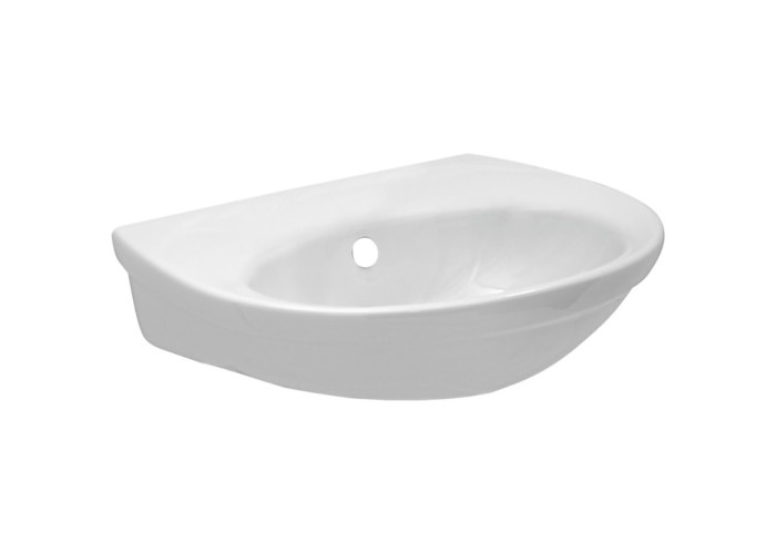 K44-138  EKO 2000 Раковина 60 з отвором для змішувача, білий глянець (плівка) (1 сорт)