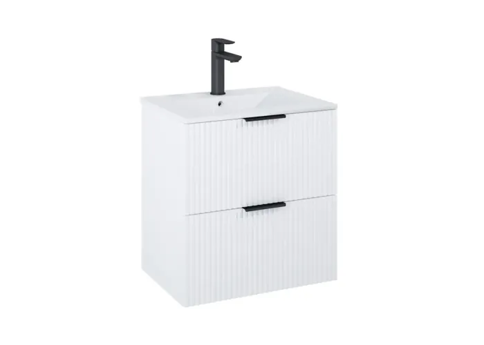 Шафка з умивальником Reef 600 White matt A857954529+A3272A3000 Roca