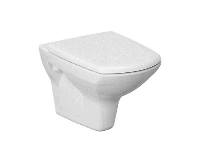 Унітаз підвісний Carina 548 CleanOn з кришкою дюропласт soft close SZCZ1000841773 Cersanit