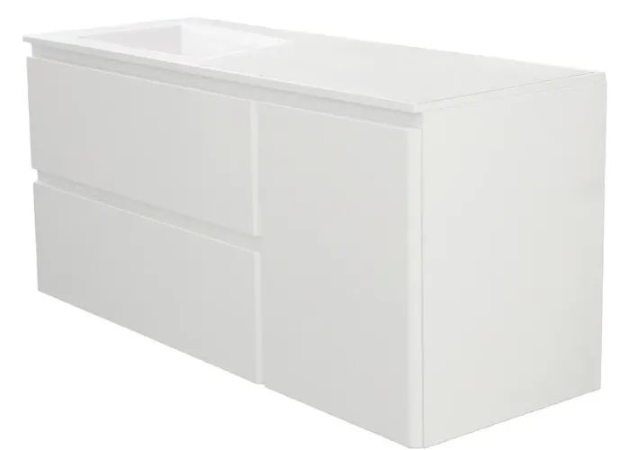 Шафка під умивальник Jassel ліва 1200 White Air-Line