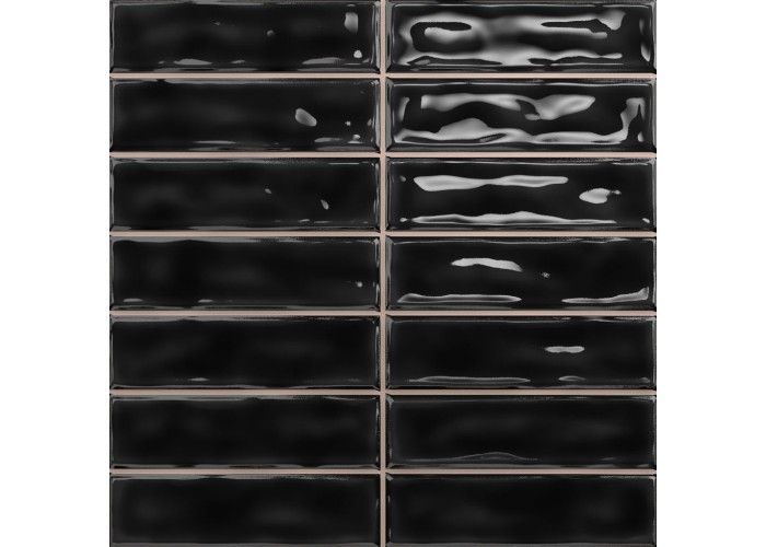 Плитка CERAMICA DESEO STICKS чорний 20x20 см PT07205