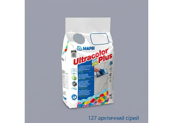 Зат Ultracolor PLUS 127/2кг арктичний сірий Mapei білий 572240