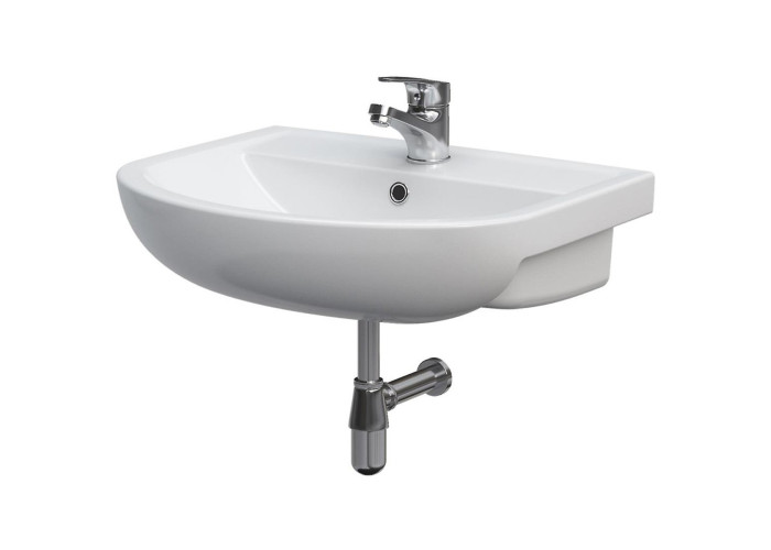 K667-105 Умивальник меблевий ARTECO 55 ONE HOLE з отвором для змішувача (картон) ( CCWS1009750001 ) (1 сорт)
