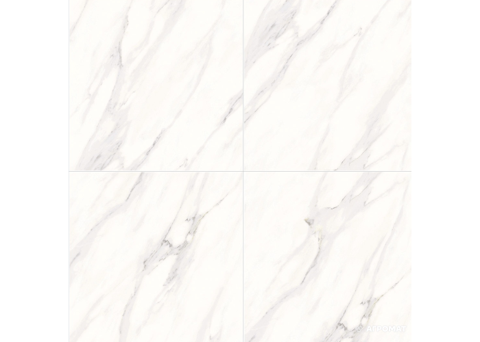 Керамограніт MEGAGRES Carrara білий 60x60 см 343121