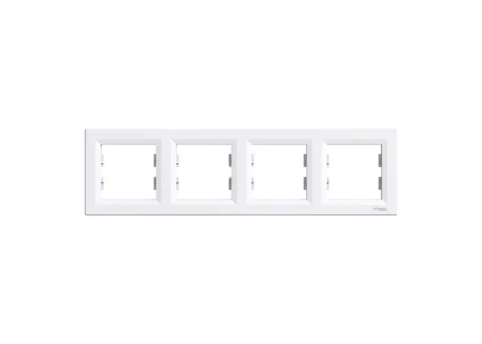 Рамка 4-місна горизонтальна Білий ASFORA (EPH5800421), Schneider Electric