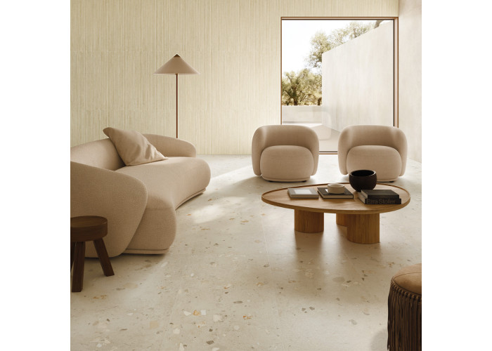 FL08BAC I CEMENTI IVORY CIOTTOLO SQ. 120X60 (1 сорт)