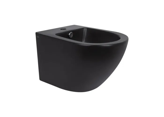 Біде підвісне Qtap Robin 495х370х325 Matt black QT1355046FMB