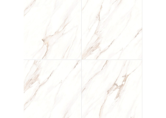 Керамограніт MEGAGRES Carrara білий 60x60 см 343122