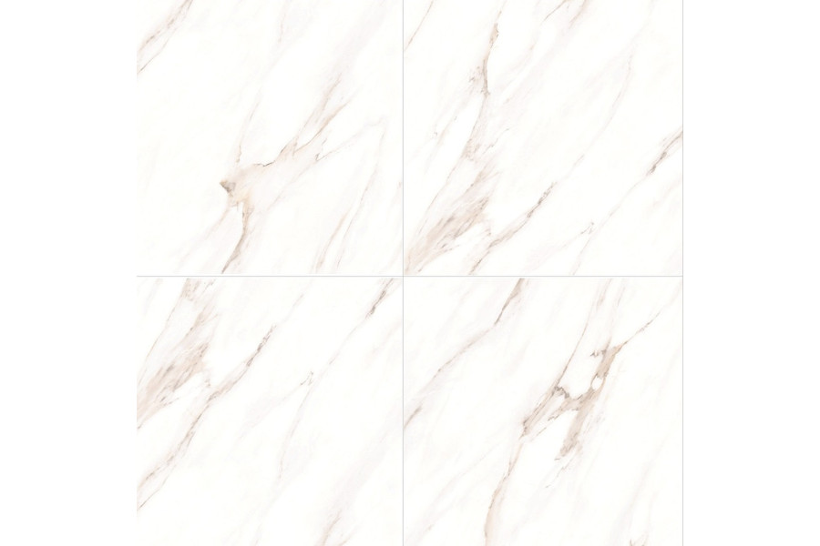Керамограніт MEGAGRES Carrara білий 60x60 см 343122