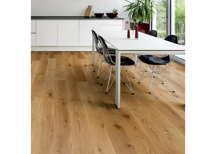 Паркетна дошка Eiche Le Panier plank, expressive, brush, Nature Protec OLIO E001C (1 сорт)