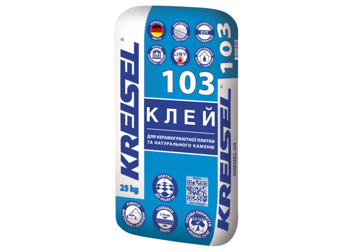 Клей для плитки Kreisel - 103  25кг С1T (1 сорт)