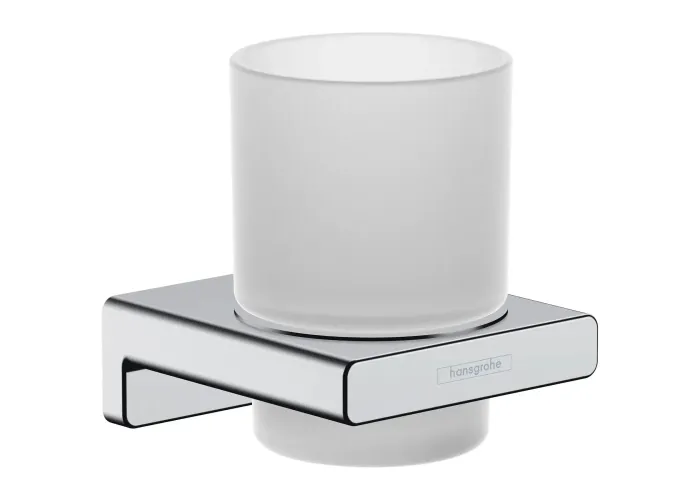 AddStoris Склянка, хром Hansgrohe білий 41749000