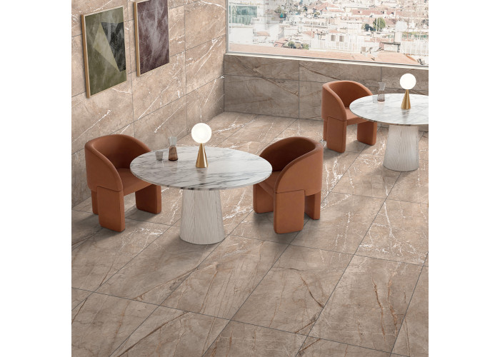 Керамограніт ALMERA CERAMICA-2 XL коричневий 120x120 см 540626