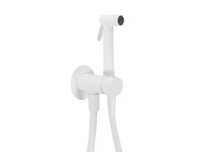 TWEET ROUND MIX Tondo Набір гігієнічного душу, білий матовий Paffoni ZDUP110BO