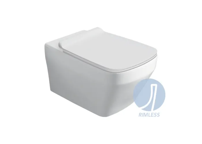 Унітаз підвісний Baden Baden BB 18 з кришкою soft-close BB18-F87(85)-BB004 SIMAS