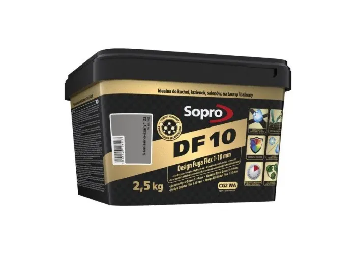 Затирка для швів Sopro DF 10 1062 кам'яно-сіра №22 (2,5 кг)