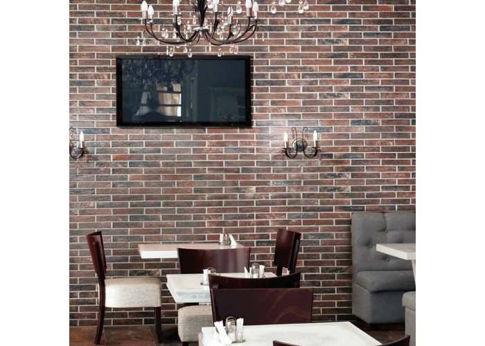 J85703 BRISTOL UMBER BRICK ANGOLO INCOLLATO (1 сорт)