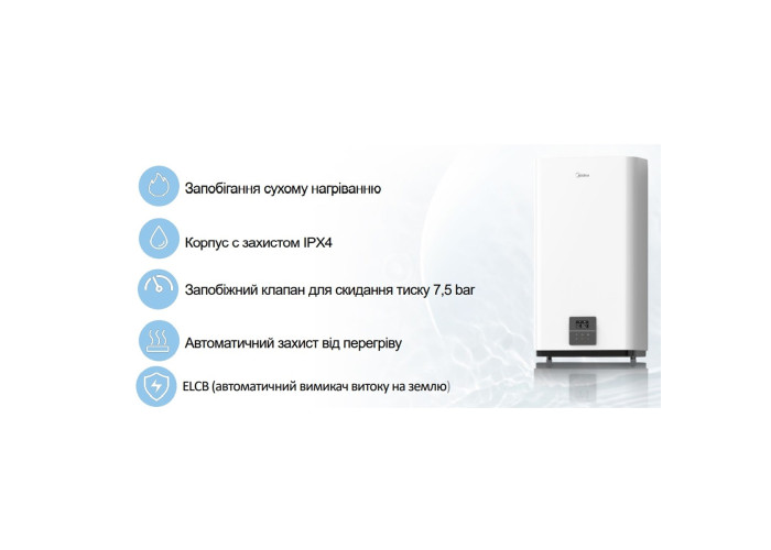 Водонагрівач  PRIME WI-FI D80-20ED6 (D) (1 сорт)