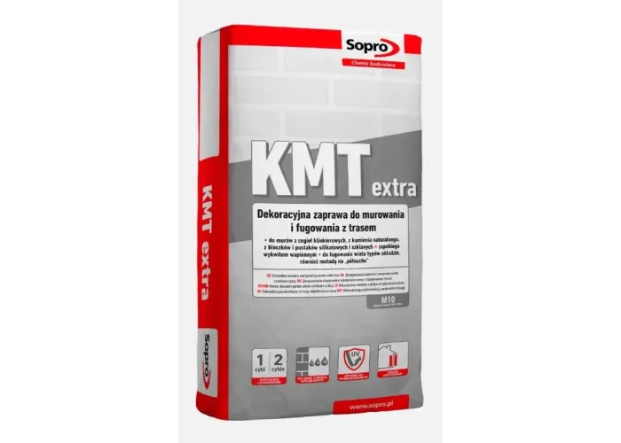 Розчин для кладки та затирки клінкерної цегли з трасом Sopro KMT Extra 284 графітово-сірий (25 кг)