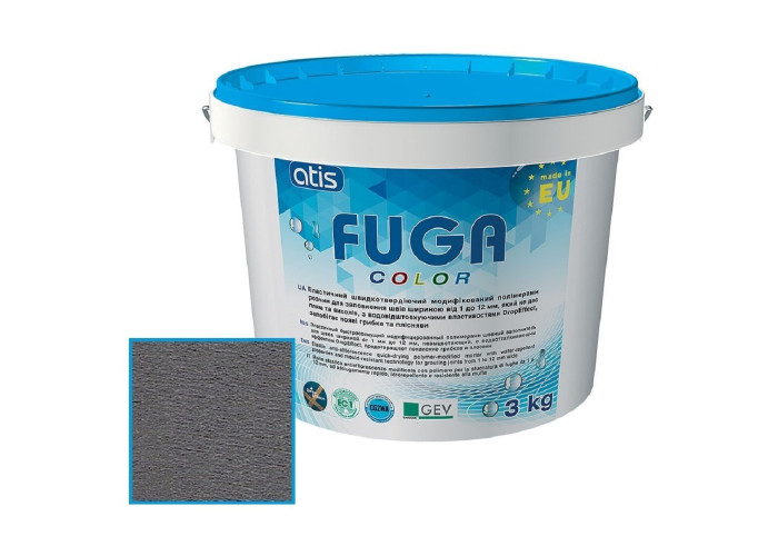 Зат Atis Fuga Color A 114/3кг антрацит (1 сорт)