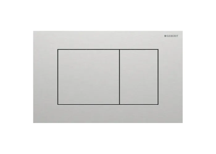 Sigma40 square Клавіша змиву, подвійний змив, нержавіюча сталь, колір сталевий матовий Geberit 115.629.FW.1
