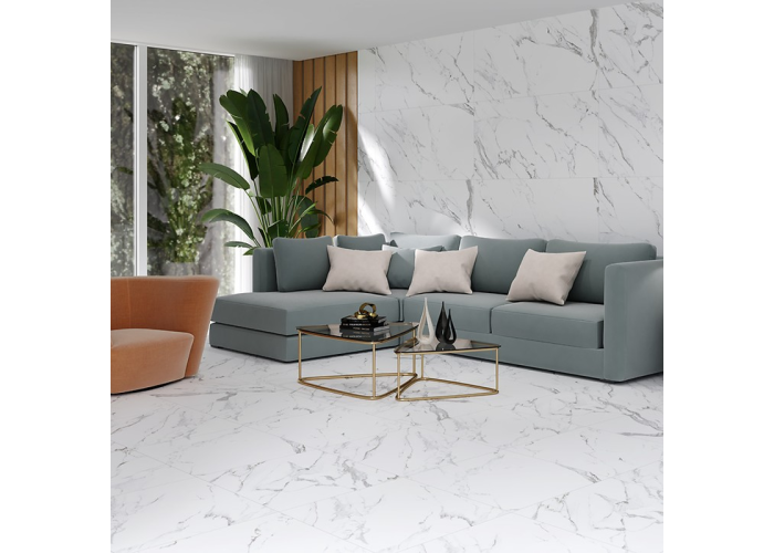 ATLANTIS WHITE SATIN RECT** (1 сорт)