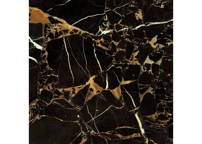 Плитка керамогранітна 9АС580 Saint Laurent Чорний RECT 600x600x8 Golden Tile