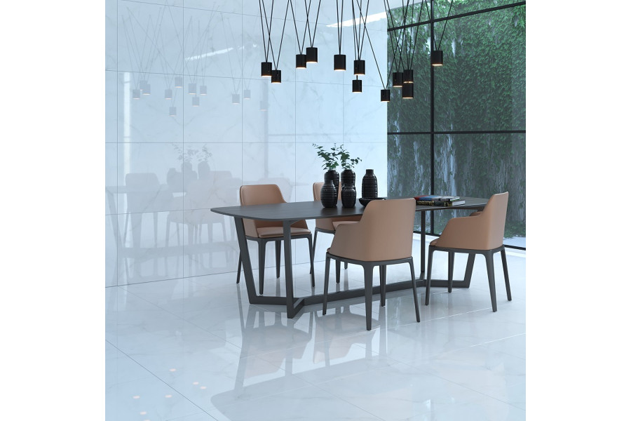 Керамограніт MEGAGRES Carrara білий 60x60 см 460739
