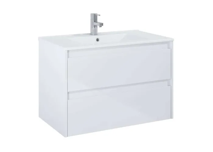 Шафка з умивальником Claudia 800 White Glossy A857795806+A3272A4000 Roca