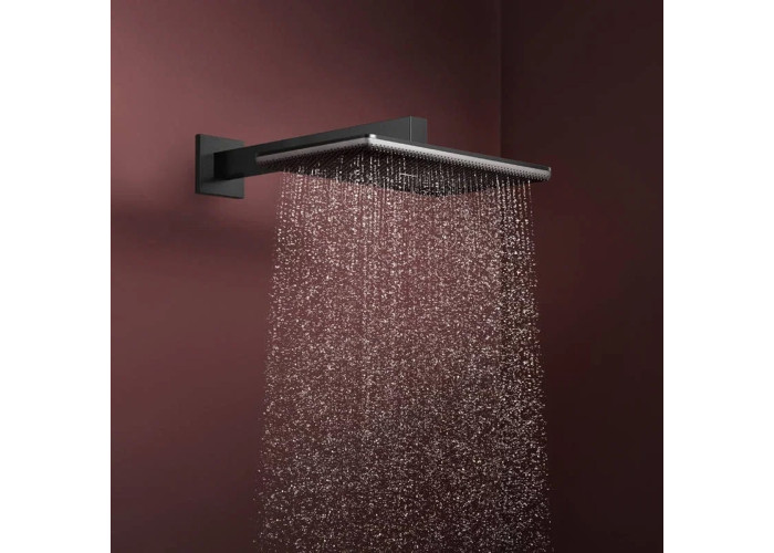 HG Raindance Alive Q Верхній душ 210/340 1jet, brushed black chrome Hansgrohe чорний 24530340