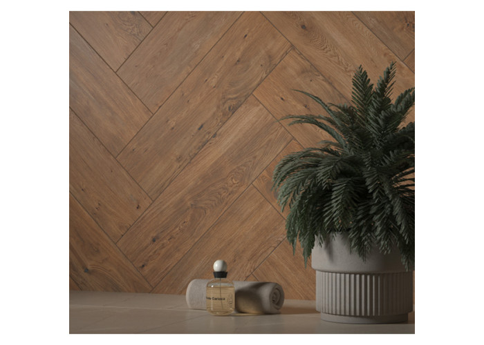 Керамограніт Ceramika Gres Steelwood коричневий 60x17.5 см 5902683178432