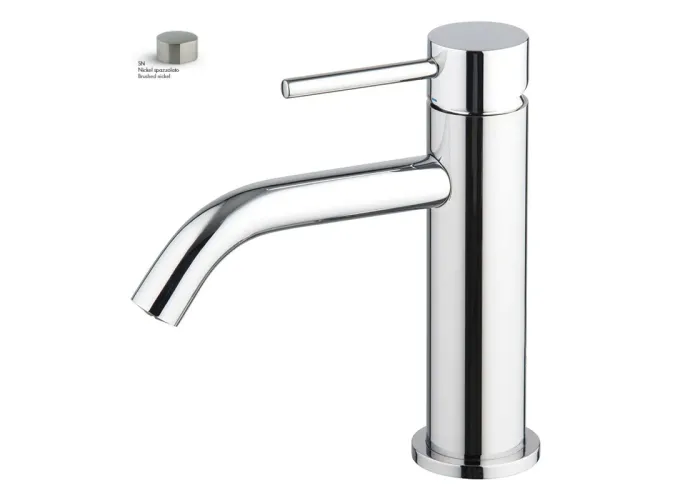 Змішувач для умивальника Spillo Up Brushed nickel F3031XSSN Fima