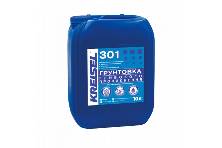 Ґрунт Kreisel 301 глибокого проникнення  (10 л) (1 сорт)