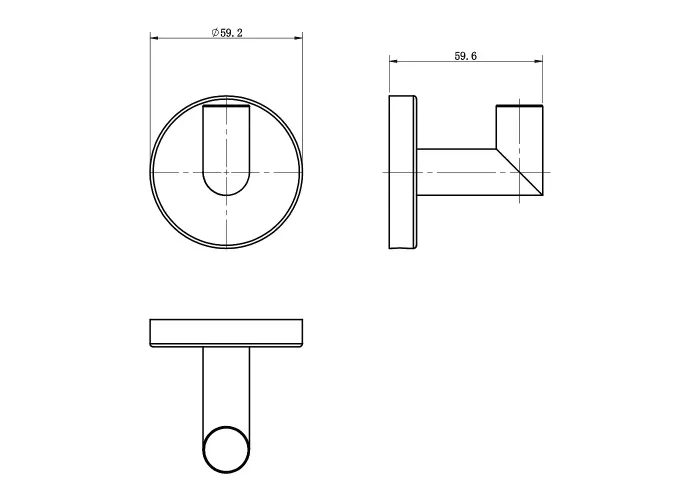 Гачок DEVIT Flow золото DFL60000202BG